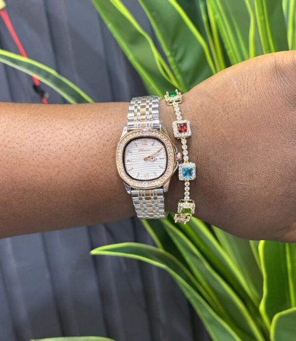Luxury Crystal Bezel Women's Watch