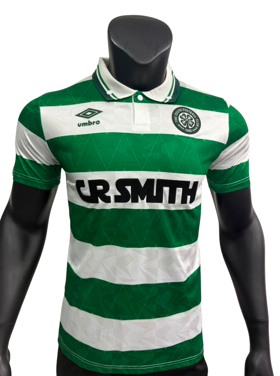 Celtic FC Home Jersey – Green & White Striped Football Shirt