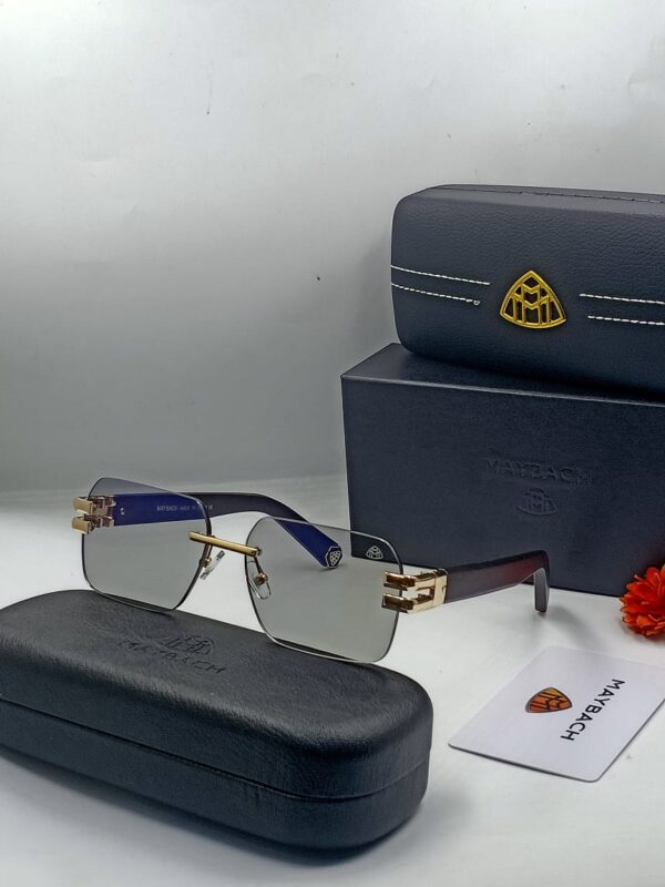 Luxury Rimless Blue-Light Glasses – Gold Frame | Clear Lens