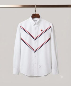 Thom Browne Stripe Shirt – White