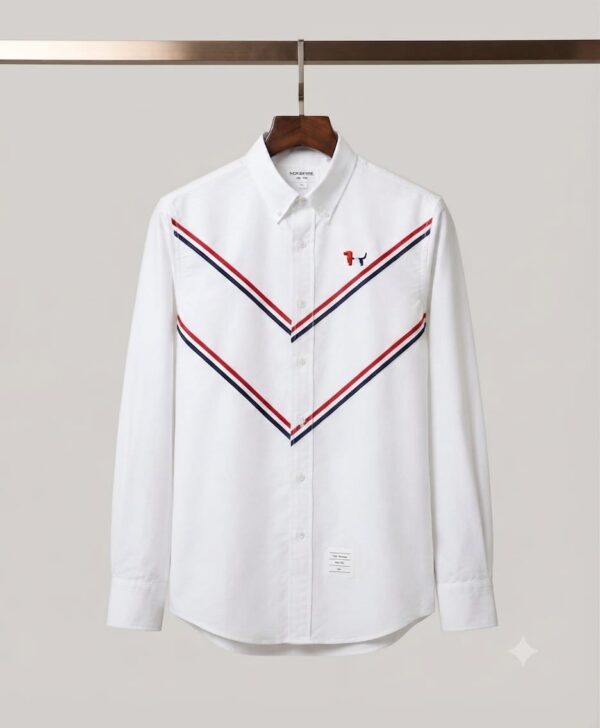 Thom Browne Stripe Shirt – White