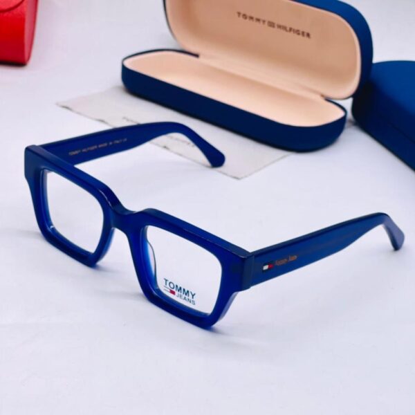 Tommy Hilfiger Rectangular Optical Frame – Blue