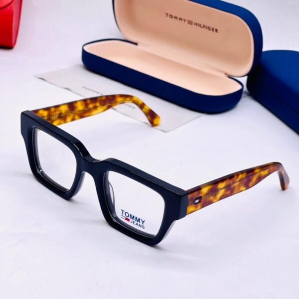 Tommy Jeans Square Optical Frame – Black Tortoise